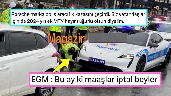 Nazar Değdi: Ele Geçirildikten Sonra Emniyete Tahsis Edilen Porsche Marka Araç Kazaya Karıştı!