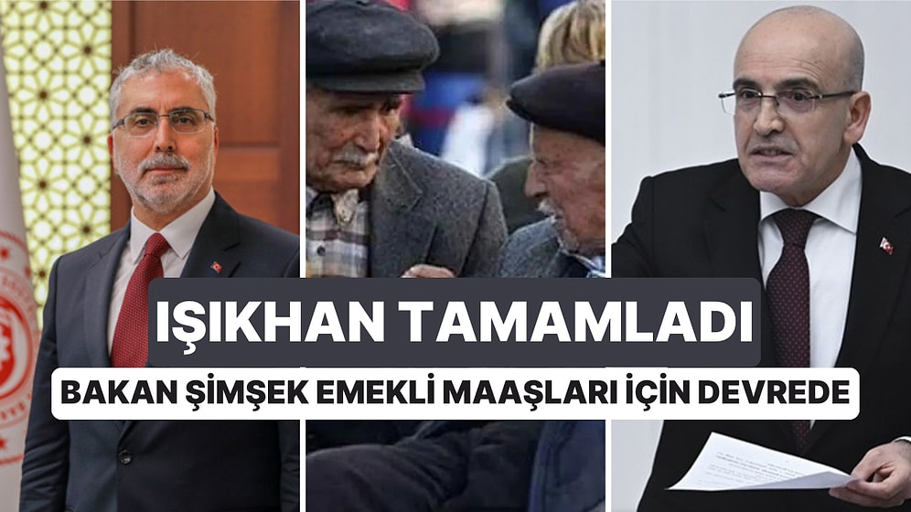 Emekliye Ek Zam İçin ABD'ye Gitmedi: Bakan Şimşek Emekli Maaşları İçin Devrede! En Düşük Maaş İçin Kulisler!