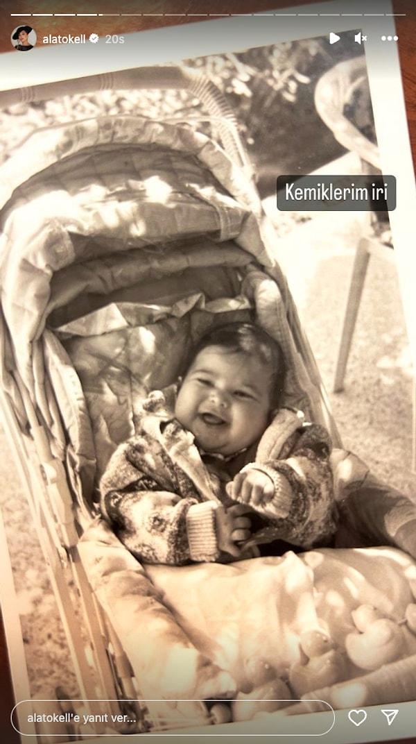 Ala Tokel'den çocukluk fotoğrafı.