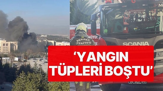 Bilkent'te Alış Veriş Merkezi Restoranında Yangın Çıktı: 'Yangın Tüpleri Boştu'