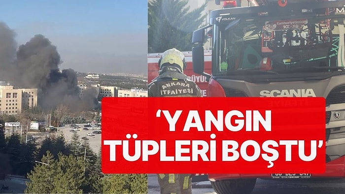 Bilkent'te Alış Veriş Merkezi Restoranında Yangın Çıktı: 'Yangın Tüpleri Boştu'