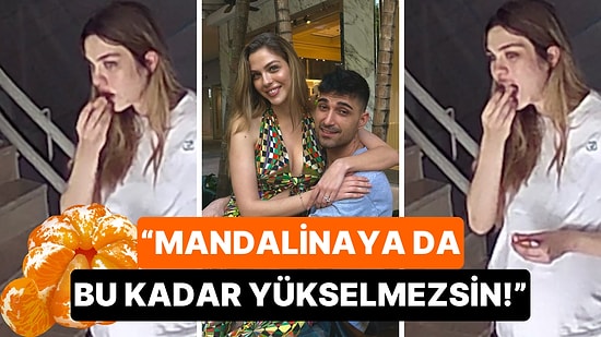 İkizlere Hamileliğinin Son Haftalarında Olan Yasemin Şefkatli Tatlıses'in Mandalinaya Ani Yükselişi Güldürdü!