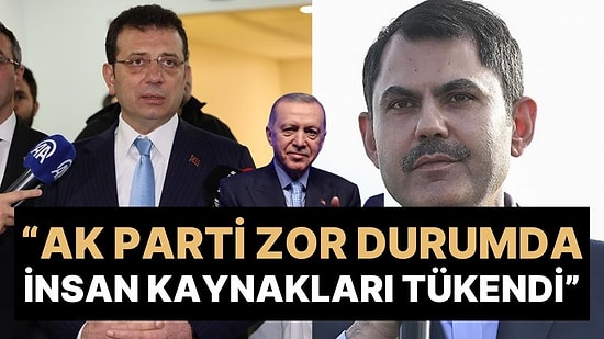 Ekrem İmamoğlu'ndan Murat Kurum'a Sert Sözler: "İstanbul'a İhanet Anlayışını Temsil Eden Biri"