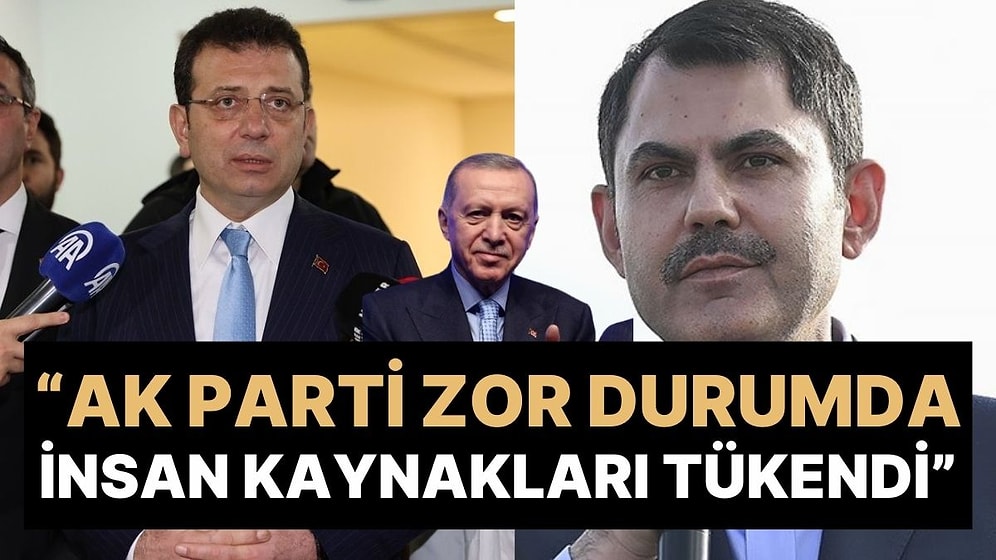 Ekrem İmamoğlu'ndan Murat Kurum'a Sert Sözler: "İstanbul'a İhanet Anlayışını Temsil Eden Biri"