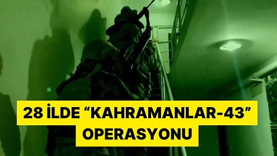 28 İlde Eş Zamanlı Dev Operasyon: 165 Kişi Gözaltına Alındı