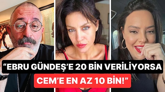 Tuğba Ekinci, Daha Önce 'Bakımsız Kırmızı Turşu' Dediği Cem Yılmaz'ı Ebru Gündeş'i Harcayıp Övmeye Karar Verdi