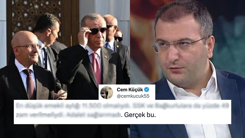 Emekli Zam Oranını Tutturamayan Cem Küçük'ten Hükümete Tepki Geldi!