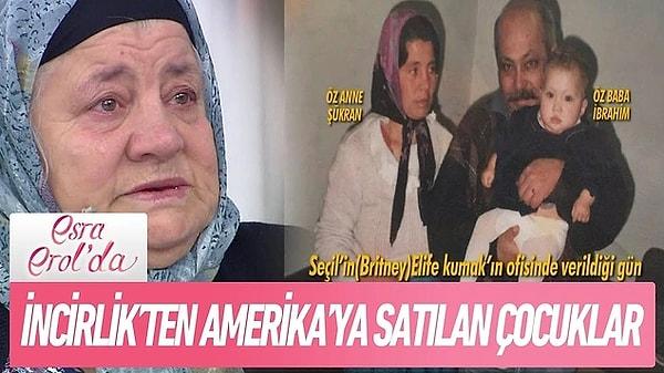 7. ATV'de yayınlanan Esra Erol'da programına katılan bir kadın, Adana'dan iki çocuğunun ABD'li askerlere satıldığını iddia etti.