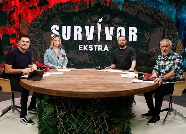 Hem seyirciler hem de yarışmacılar için farklı bir Survivor olan bu yıl da yarışmada yaşananları ve performansları değerlendiren Survivor Ekstra ekibi her zamanki gibi yuvarlak masasının etrafında toplandı.