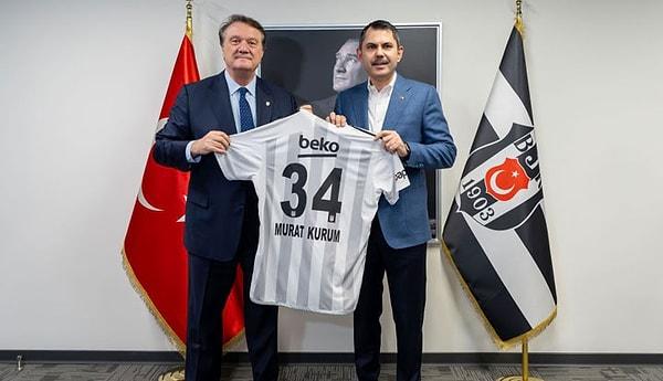 AK Parti İstanbul Büyükşehir Belediye Başkan Adayı Murat Kurum, Beşiktaş Spor Kulübü'nü ziyaret etti.