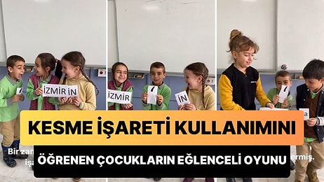 Kesme İşareti Kullanımını 'Kıskanç Kesme İşareti' Oyunuyla Öğrenen Çocukların Müthiş Anları