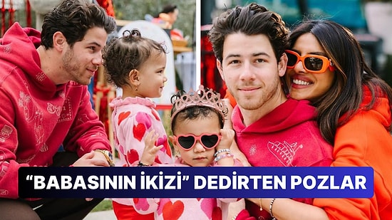 Nick Jonas ve Eşi Priyanka Chopra Kızları Malti'nin 2. Yaş Gününü Birbirinden Tatlı Pozlarıyla Kutladılar