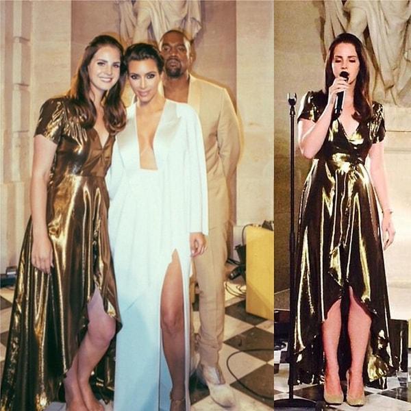 Ünlü şarkıcı Lana Del Rey ve Kim Kardashian'ın dostluğunu bilenler bilir: Kendisi zamanında Kim Kardashian ve Kanye West'in düğününde de sahne almıştı.