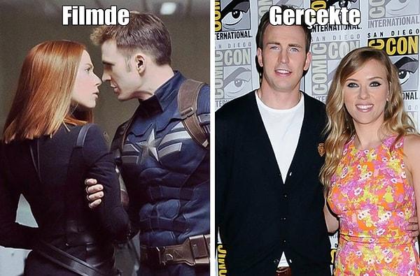 10. Avengers serisinde iki karakterin boyu birbirine çok yakın dursa da, gerçeklik hiç bu kadar farklı olamazdı.