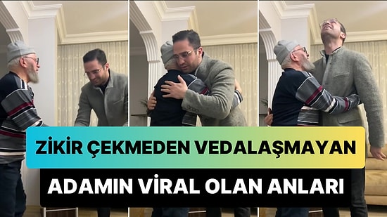 Zikir Çekmeden Vedalaşmayan Eniştesi ile Ritme Ayak Uydurarak Zikir Çeken Adamın Viral Olan Anları
