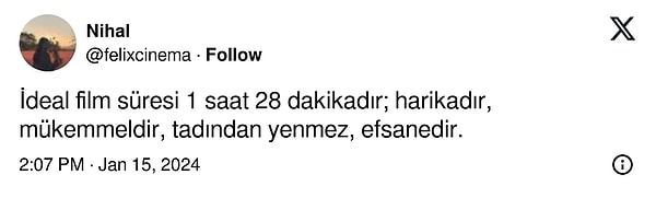 11. Afedersiniz ama 1 saat 28 dakikadan sonrası neye giriyor?