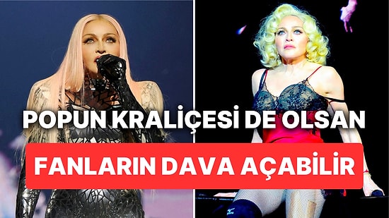 Ölümden Dönüp Sahneye Çıkan Madonna'ya Dava Şoku: Sebebi Sahneye Geç Çıkması