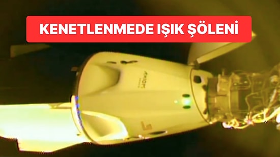 Güneş Doğdu: Alper Gezeravcı’yı Taşıyan Dragon’un Kenetlenmesi Sırasında İlginç Görüntüler