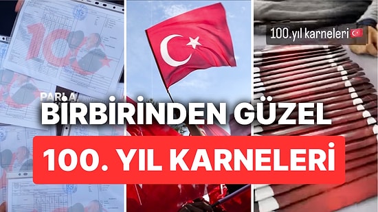 Özenle Hazırlanmış 100. Yıl Karneleri Okul Yıllarına Dönme İsteğinizi Artıracak!