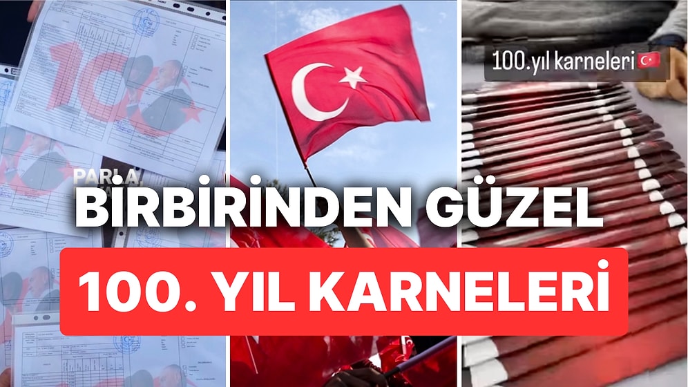 Özenle Hazırlanmış 100. Yıl Karneleri Okul Yıllarına Dönme İsteğinizi Artıracak!