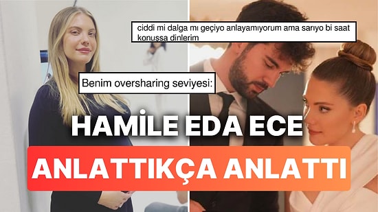 Hamileliğiyle İlgili Detaylar Veren Eda Ece Anlattıkça Anlattı, Muhabirler Kahkahalar İçinde Kaldı!