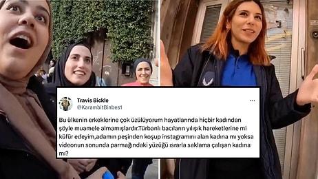 İstanbul'a Gelen Turist ile İletişim Kurmaya Çalışan Kadınlar İçin Söyledikleriyle Sosyal Medyayı İkiye Böldü