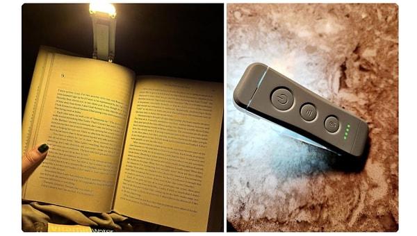 7. Glocusent USB Şarj Edilebilir Kitap Işığı