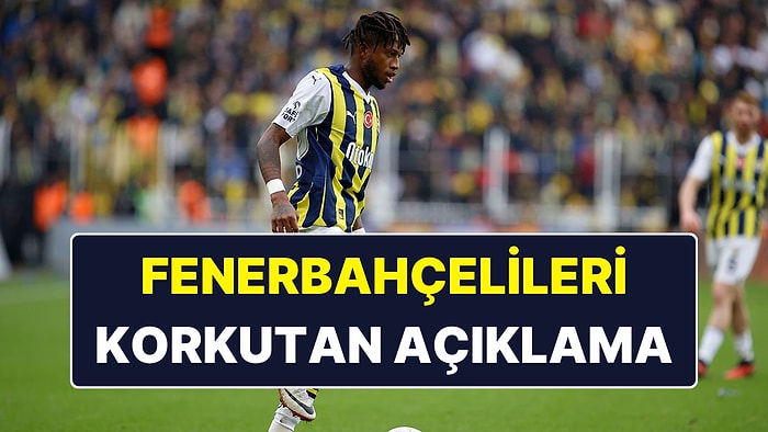 Sağlık Ekibi Duyurdu: Fenerbahçe'ye Fred'den Kötü Haber