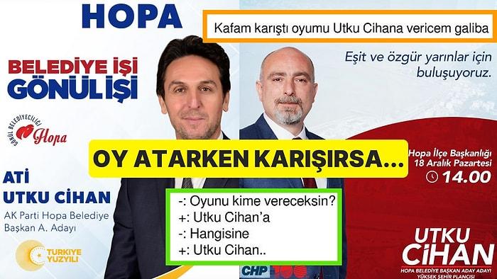 Hopa'da AKP ve CHP'nin Belediye Başkan Adaylarının İsimleri Aynı Olunca Milletin Aklı Karıştı