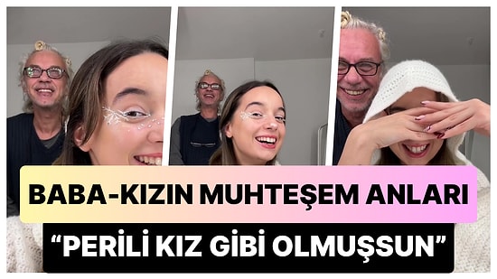 'Kar Tanesi' Makyajı ile Tepkisini Ölçmek İstediği Babasının Saçını Görünce Kahkahaya Boğulan Genç