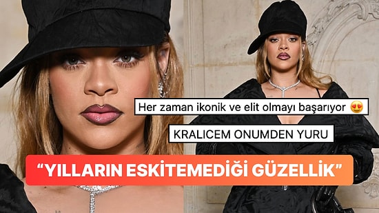 Rihanna'nın Paris Moda Haftası'ndaki Şık ve Elit Görünümü "Kraliçe Önden Yürü" Yorumlarını Beraberinde Getirdi