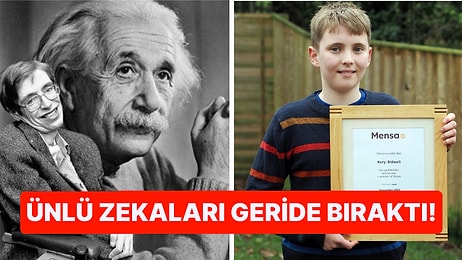 12 Yaşında Bir Öğrenci 162 IQ Puanıyla Albert Einstein Ve Stephen Hawking'i Geçerek Zirvenin Yeni Sahibi Oldu