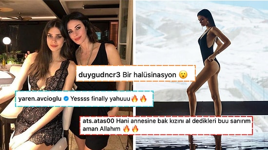 Defne Samyeli'nin Kızı Deren Talu'nun Kar Önündeki Bikinili Pozları "Buz Gibi Havada İçimizi Isıttın" Dedirtti