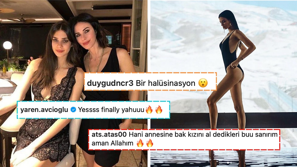 Defne Samyeli'nin Kızı Deren Talu'nun Kar Önündeki Bikinili Pozları "Buz Gibi Havada İçimizi Isıttın" Dedirtti