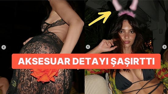 Dünyanın En Seksi Kadını Ünvanının Hakkını Veren Emrata 'Güllü' Sansürüyle Olay Oldu!