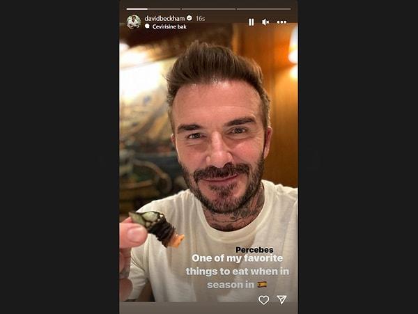 Gelelim asıl olayaa... Barcelona'da 'Botafumeiro' adlı bir restoranın özel yemek odasında keyifli bir akşam geçirmeye ve karnını doyurmaya giden Beckham, öyle bir yemek söyledi ki hem görüntüsü hem de fiyatı hayatı sorgulattı...