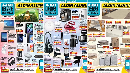 A101'e Philips Tam Otomatik Kahve Makinesi Geliyor! 25 Ocak 2024 A101 İnternete Özel Aldın Aldın Kataloğu