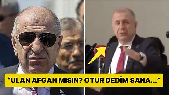 Ümit Özdağ, "Otur" İkazından Sonra Oturmayan Gazeteciye "Afgan mısın?" Çıkışında Bulundu