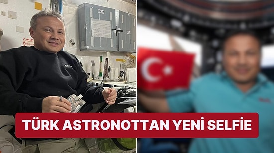 Alper Gezeravcı Uluslararası Uzay İstasyonu'ndan Türk Bayraklı Yeni Bir Fotoğraf Paylaştı