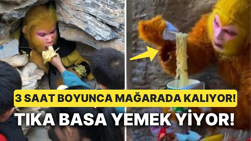Çin'de Maymun Kral Taklidi Yaparak Ayda 25 Bin Türk Lirası Kazanan Kişi Kafamızı Allak Bullak Etti