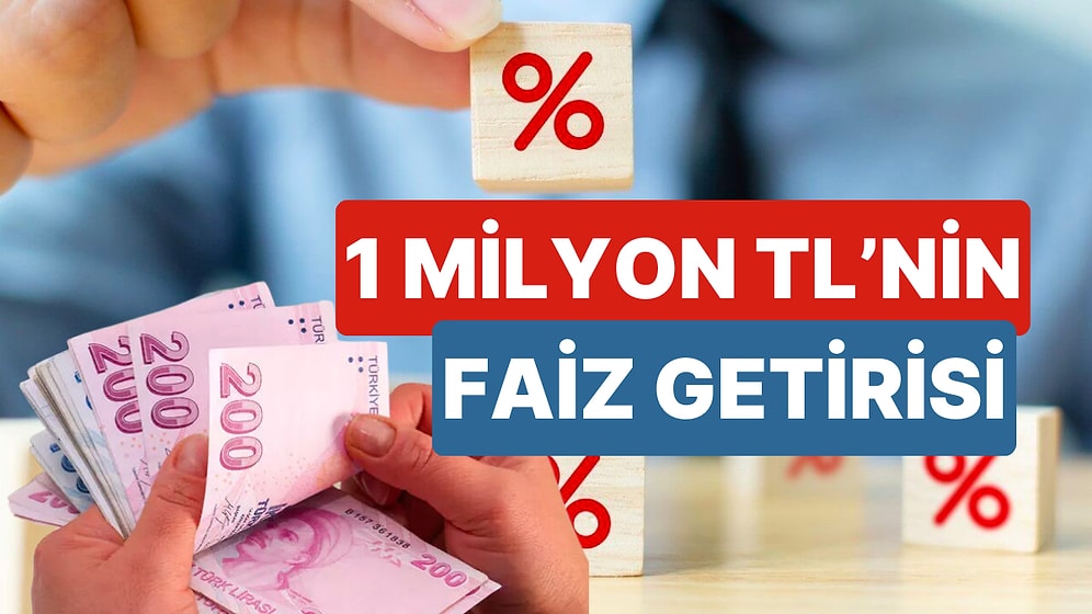 Mevduat Faizi Düştü! Yeni Oranlarla 1 Milyon TL'nin Aylık Faiz Getirisi Ne Kadar Oldu?
