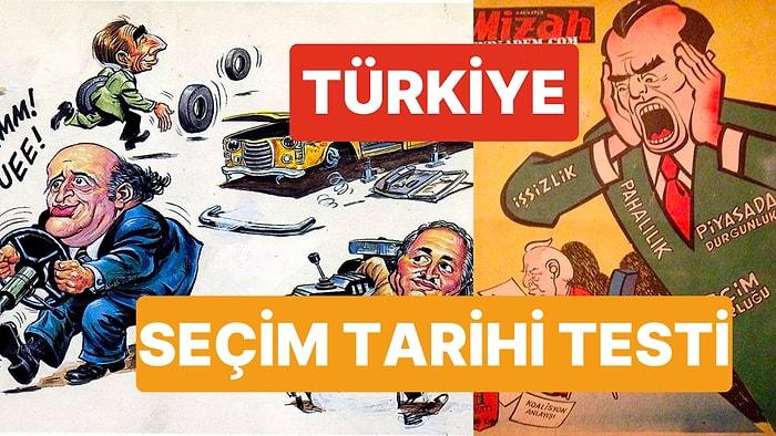 15 Soruluk Türkiye Seçim Tarihi Testinden Geçebilecek misin?