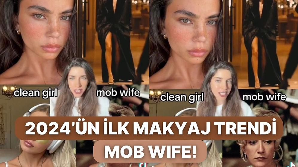 Clean Girl Makyaj Trendini Sevemeyenler Buraya: 2024’ün İlk Makyaj Trendi Mob Wife Size Göre Olabilir