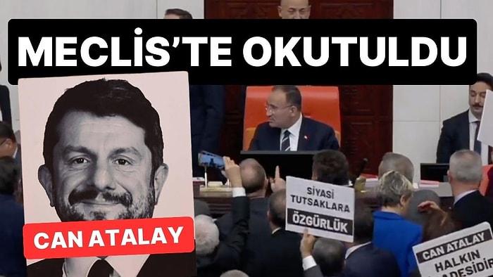 Meclis Genel Kurulu'nda Okutuldu: Can Atalay'ın Milletvekilliği Düşürüldü