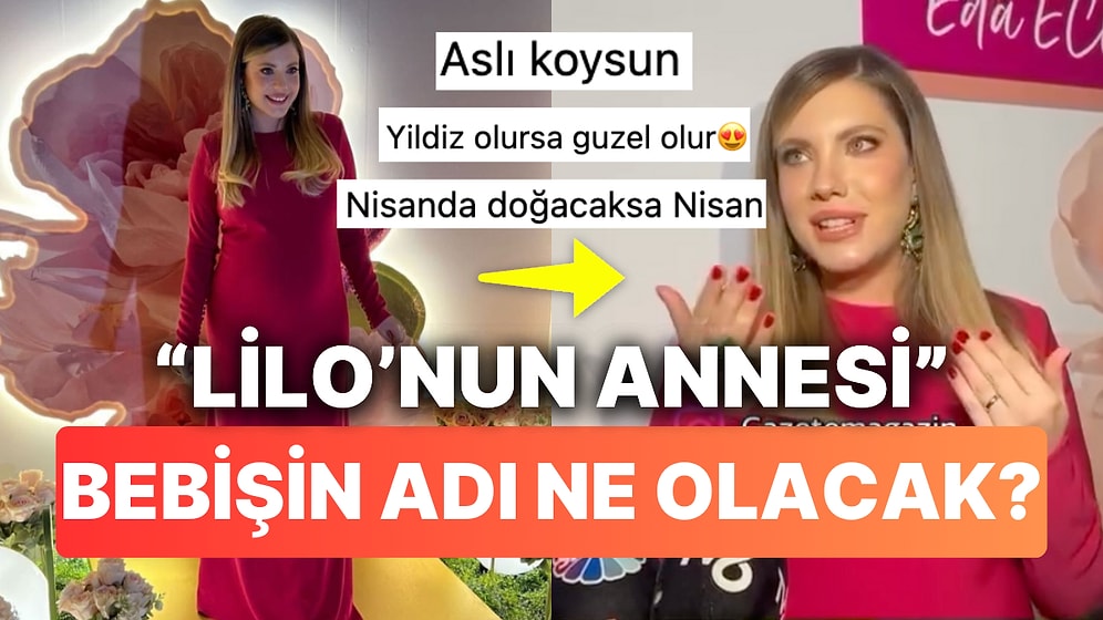 Yeni Nesil Bebek İsimlerine İsyan Eden Eda Ece Bebeğin İsmi Bir Kez Daha Sorulunca Güldüren Bir Cevap Verdi