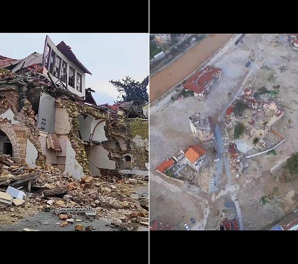 Deprem felaketinin büyük bir yıkıma neden olduğu Antakya'dan kaydedilen görüntüleri izlerken içiniz acıyacak...