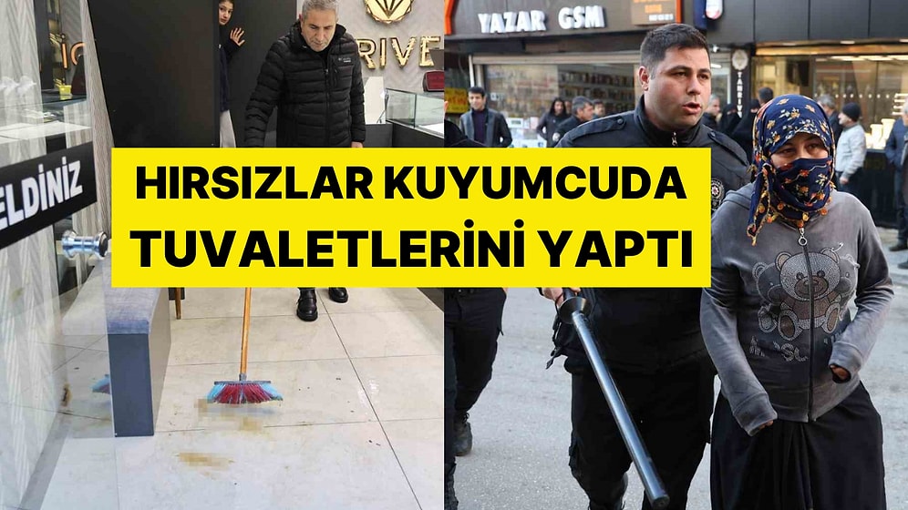 Kuyumcuda Akılalmaz Olay: Dükkanın Ortasına 5 Kadın Tuvaletini Yaptı