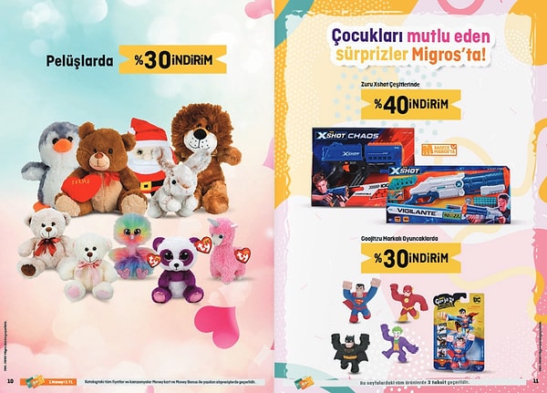 Peluşlarda %30 indirim👇