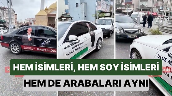 Gebze, Ulus Mahallesi'nin Aynı İsim, Soyisim ve Aynı Arabaya Sahip Olan İki Muhtar Adayı Kafaları Karıştırdı