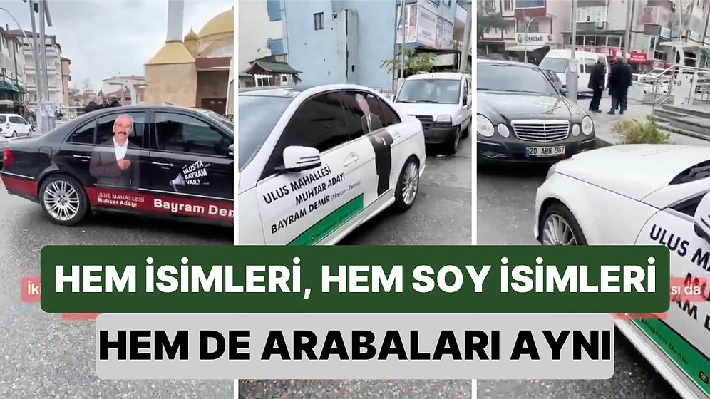 Gebze, Ulus Mahallesi'nin Aynı İsim, Soyisim ve Aynı Arabaya Sahip Olan İki Muhtar Adayı Kafaları Karıştırdı